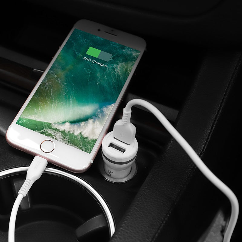 Car charger “Z27 Staunch” dual port charging adapter