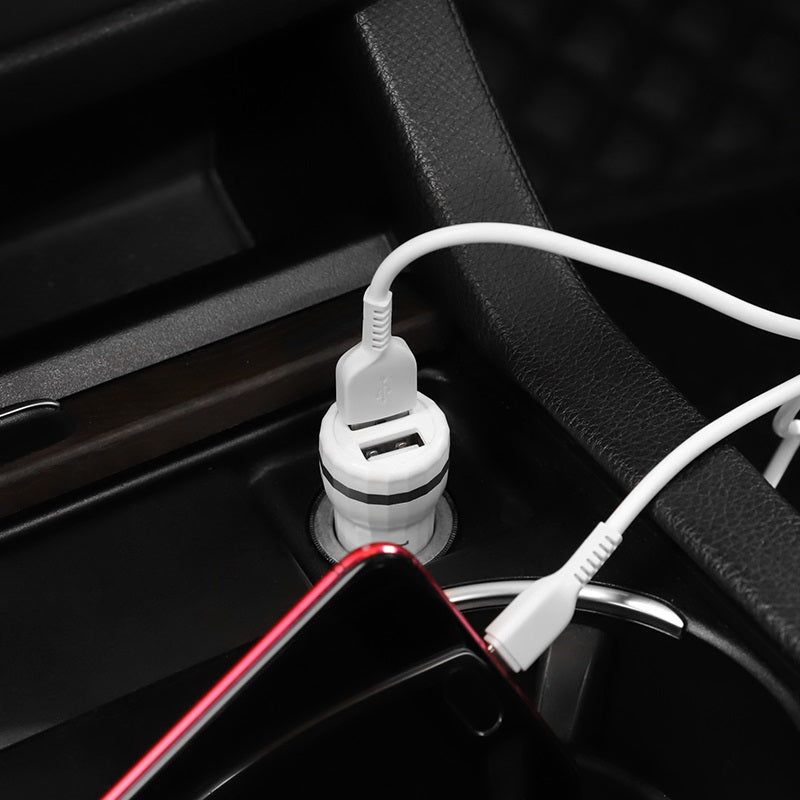 Car charger “Z27 Staunch” dual port charging adapter