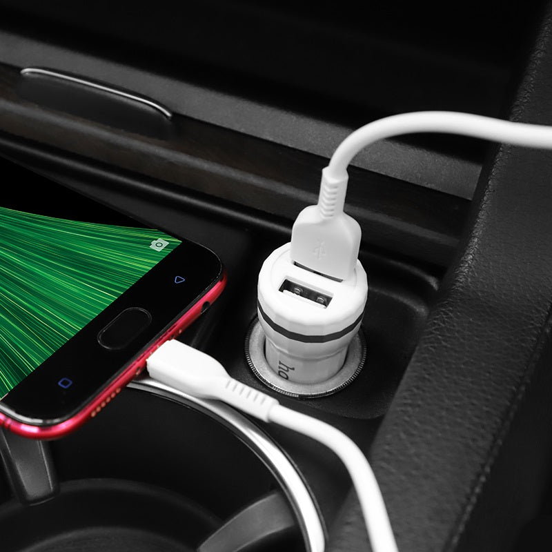 Car charger “Z27 Staunch” dual port charging adapter