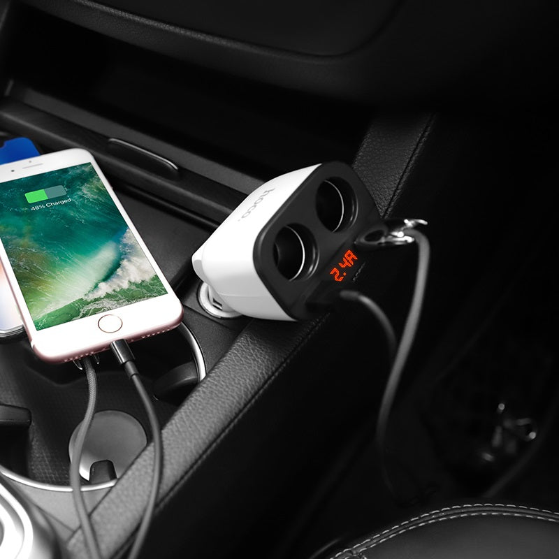 Car charger “Z28 Power ocean” with digital display