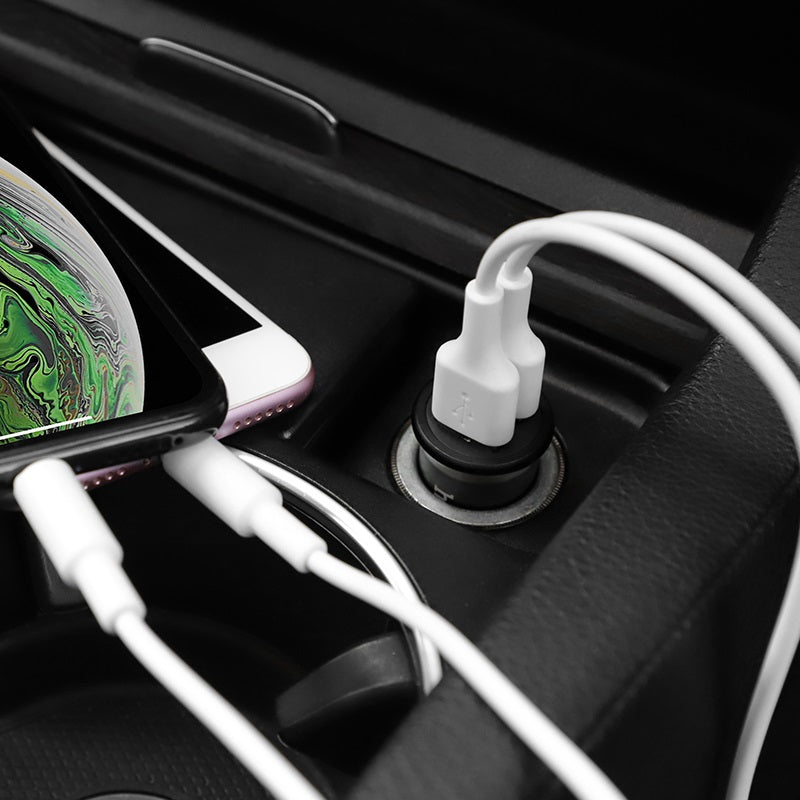 Car charger “Z30 Easy route” dual port charging adapter