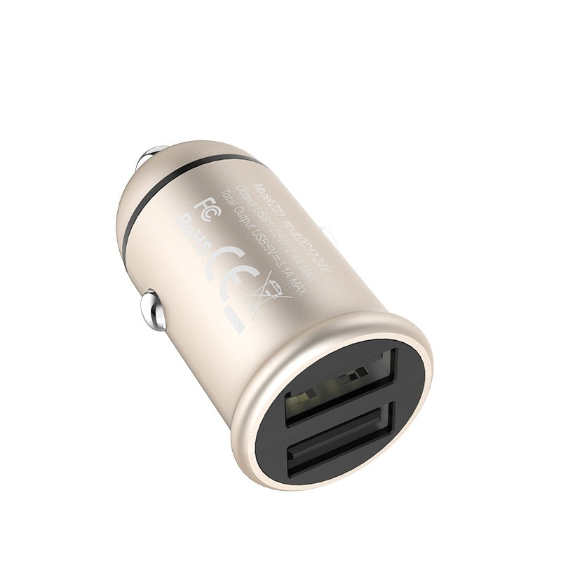 Car charger “Z30 Easy route” dual port charging adapter