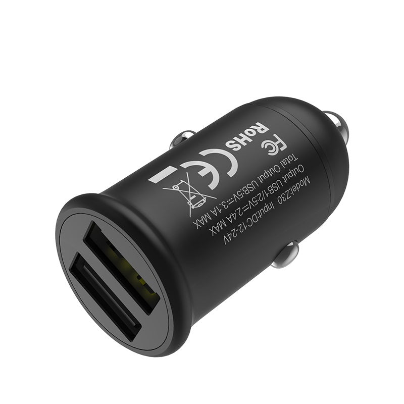 Car charger “Z30 Easy route” dual port charging adapter