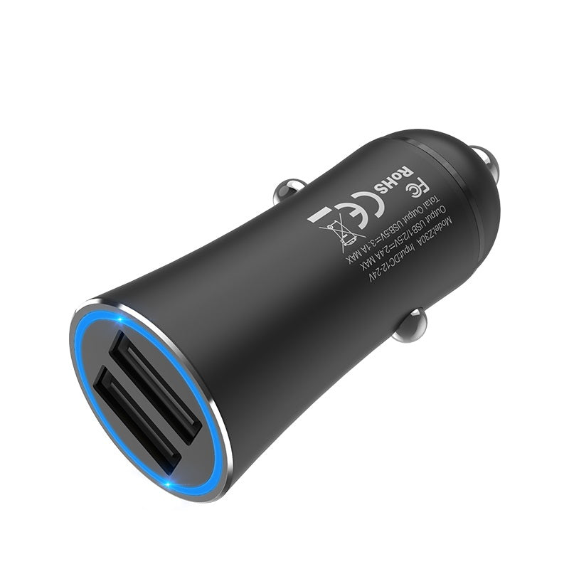Car charger “Z30A Easy route” dual port charging adapter