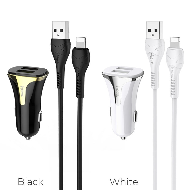 Car charger “Z31 Universe” double port QC3.0 set with cable
