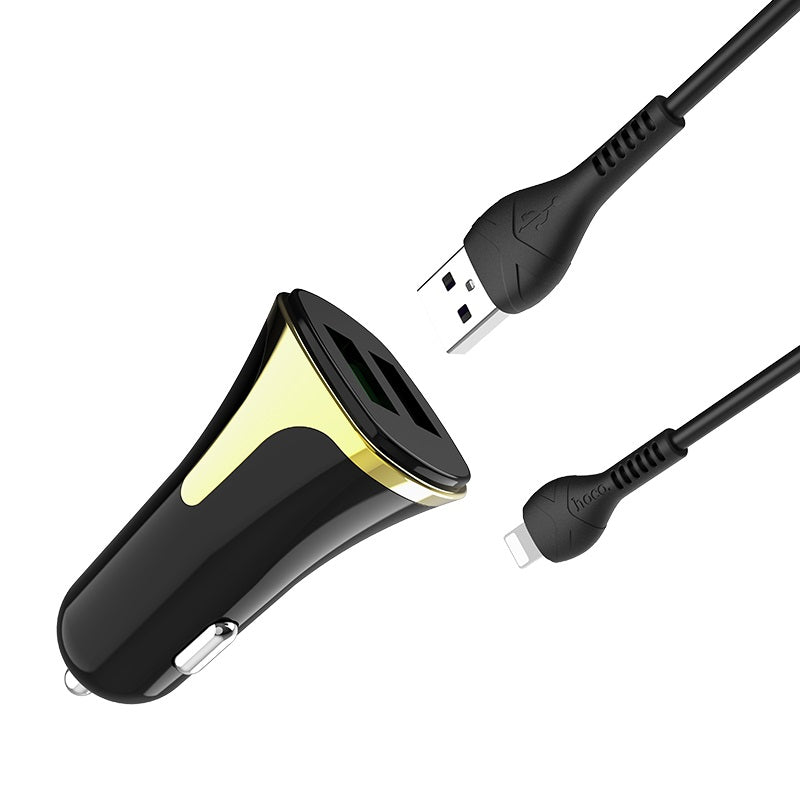 Car charger “Z31 Universe” double port QC3.0 set with cable