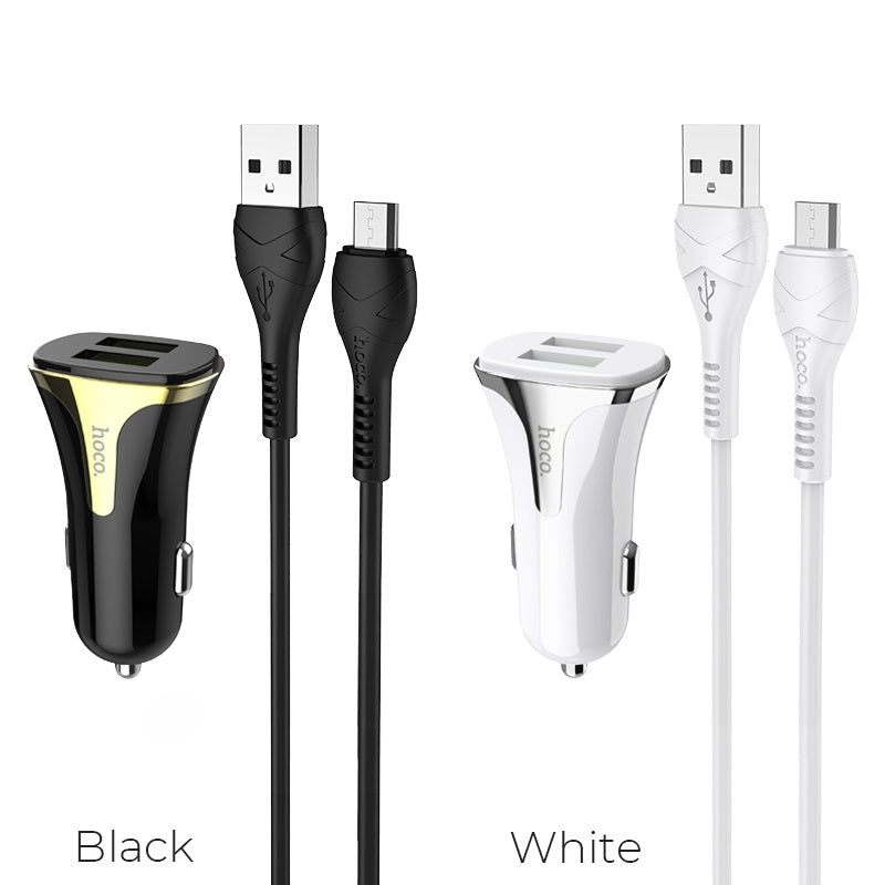 Car charger “Z31 Universe” double port QC3.0 set with cable