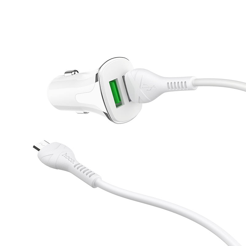 Car charger “Z31 Universe” double port QC3.0 set with cable
