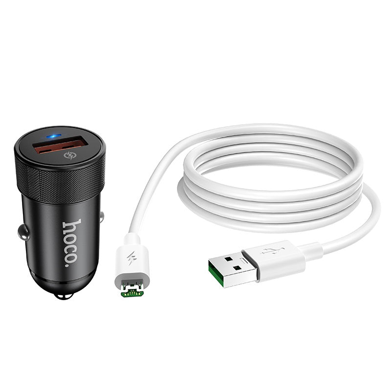 Car charger “Z32A Flash power” set with cable
