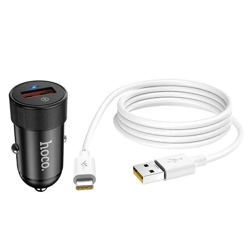 Car charger “Z32A Flash power” set with cable