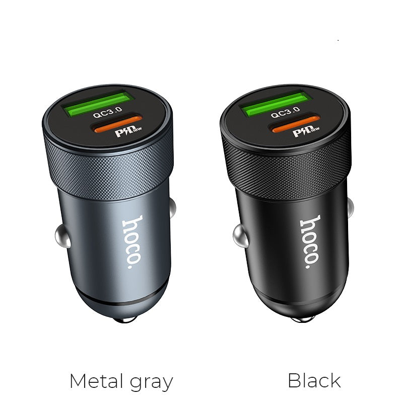 Car charger “Z32B Speed up” PD+QC3.0 set with cable