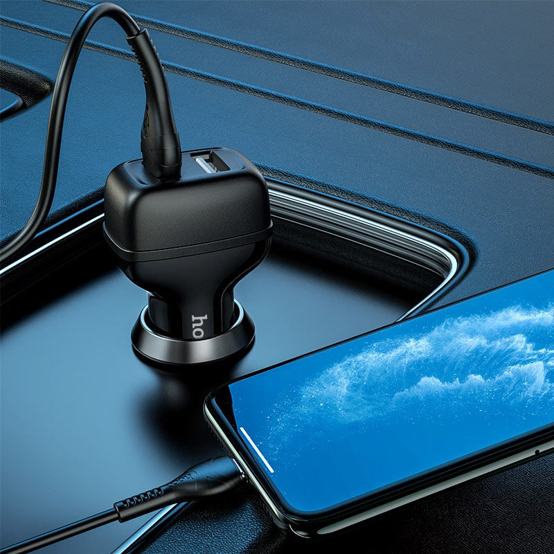 Car charger “Z36 Leader” dual port set with cable