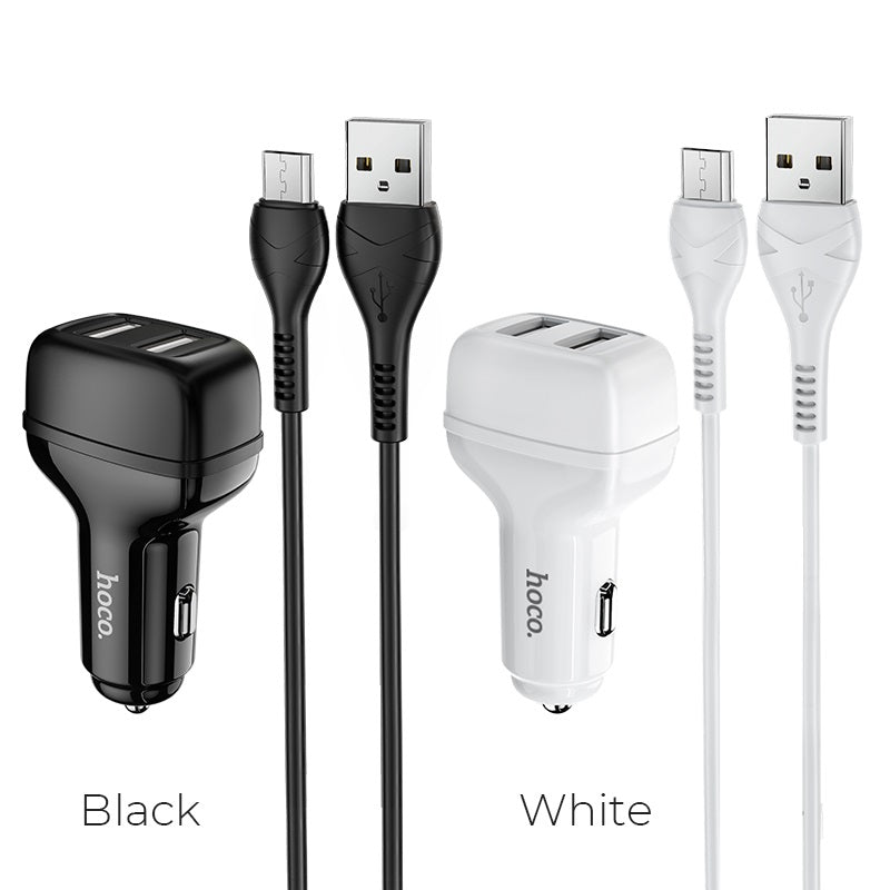 Car charger “Z36 Leader” dual port set with cable