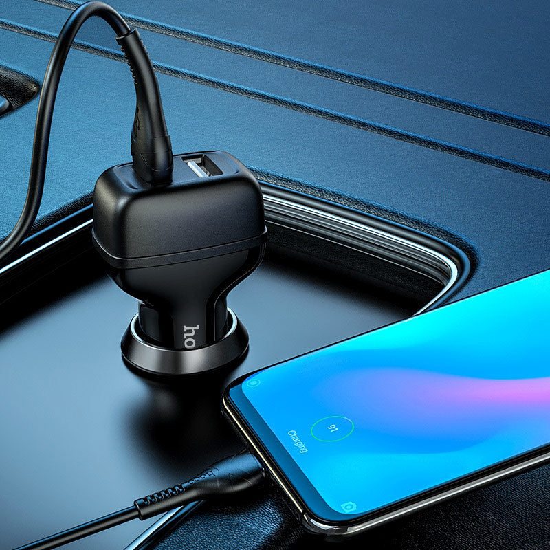 Car charger “Z36 Leader” dual port set with cable