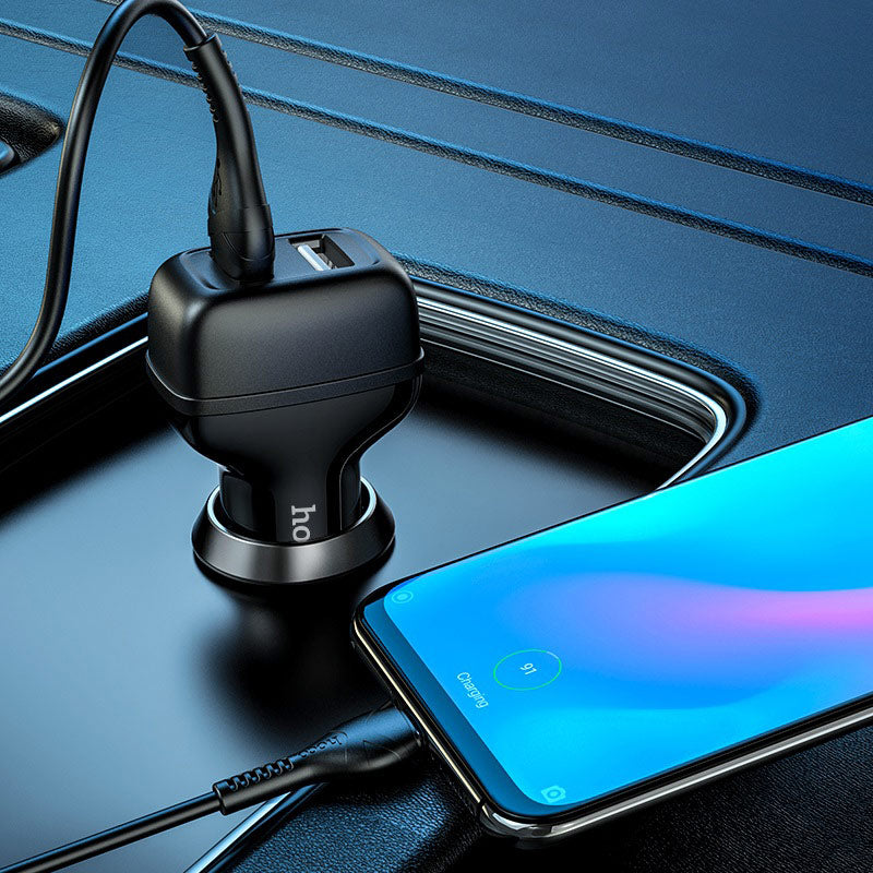 Car charger “Z36 Leader” dual port set with cable