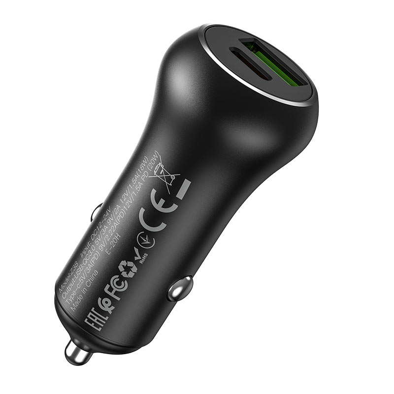Car charger “Z38 Resolute” PD20W + QC3.0