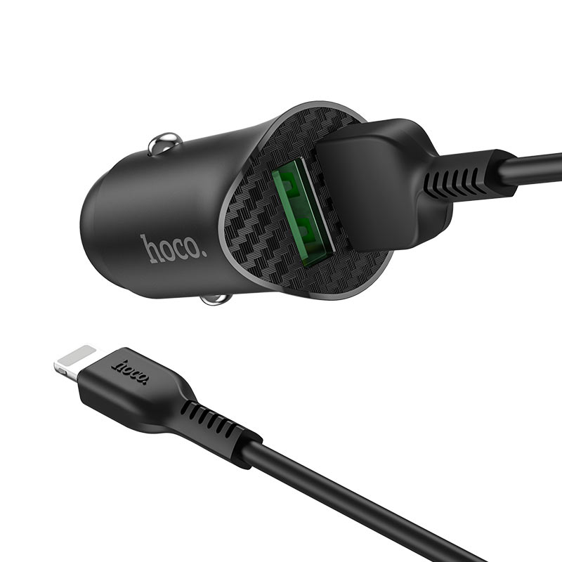 Car charger “Z39 Farsighted” QC3.0 dual port set with cable