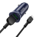 Car charger “Z39 Farsighted” QC3.0 dual port set with cable