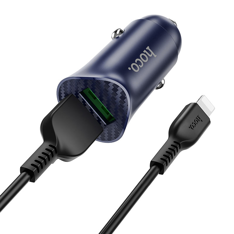 Car charger “Z39 Farsighted” QC3.0 dual port set with cable