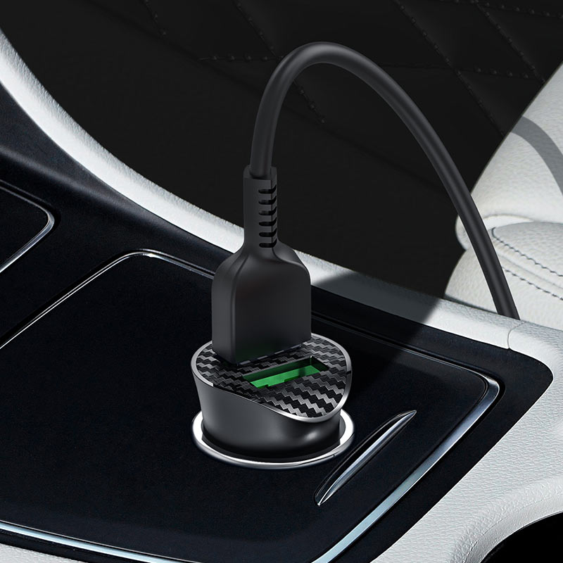 Car charger “Z39 Farsighted” QC3.0 dual port set with cable
