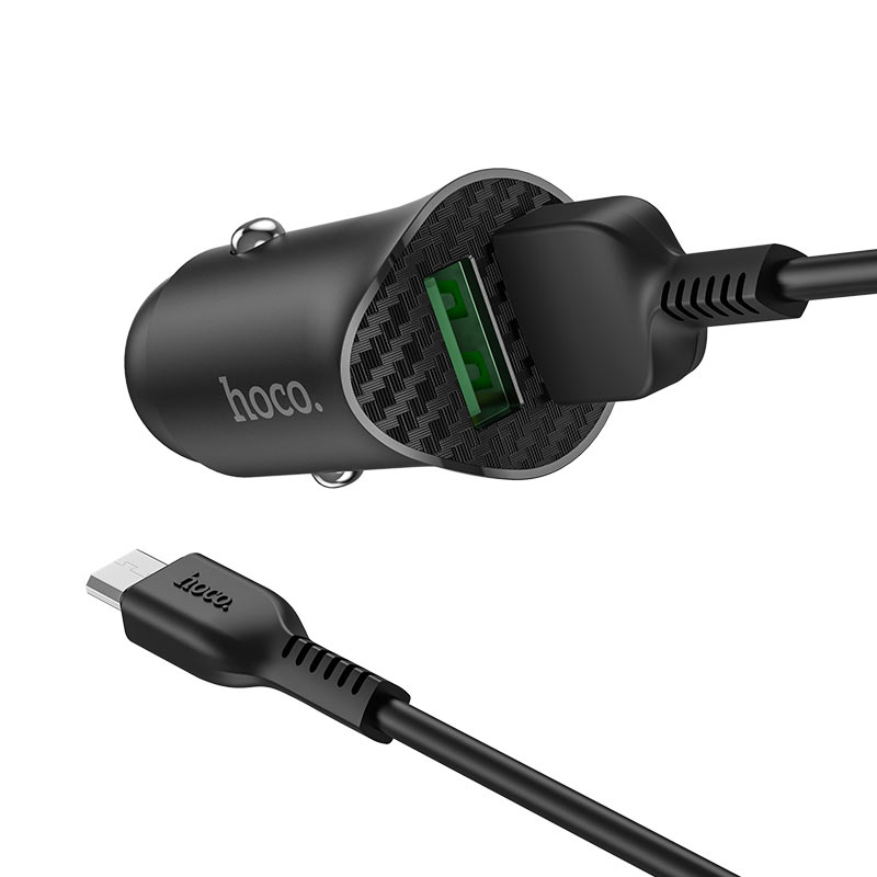Car charger “Z39 Farsighted” QC3.0 dual port set with cable