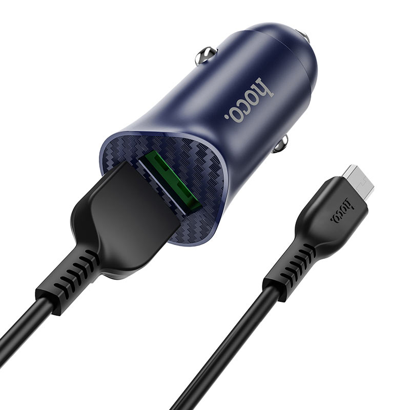 Car charger “Z39 Farsighted” QC3.0 dual port set with cable