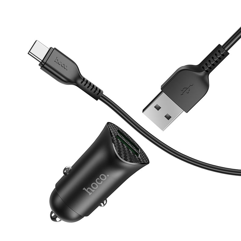 Car charger “Z39 Farsighted” QC3.0 dual port set with cable