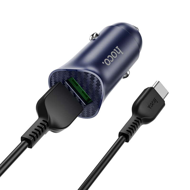 Car charger “Z39 Farsighted” QC3.0 dual port set with cable