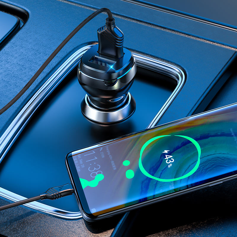 Car charger “Z40 Superior” dual port set with cable