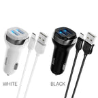 Car charger “Z40 Superior” dual port set with cable