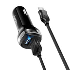 Car charger “Z40 Superior” dual port set with cable