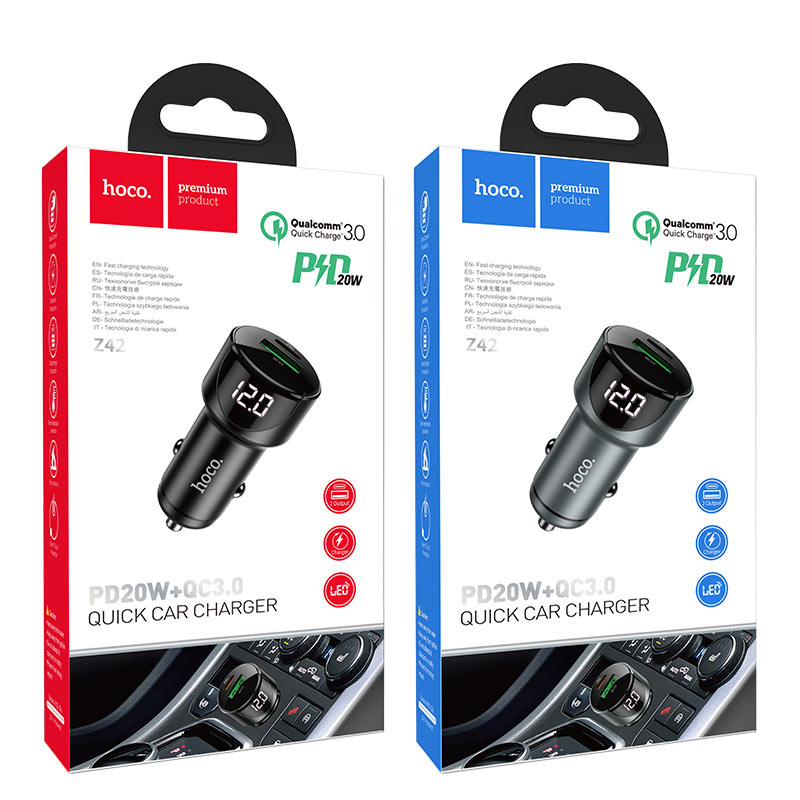 Car charger “Z42 Light road” PD20W + QC3.0