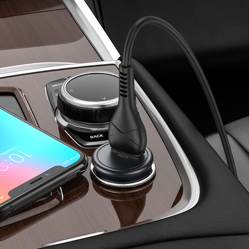 Car charger “Z43 Mighty” QC3.0 set with cable