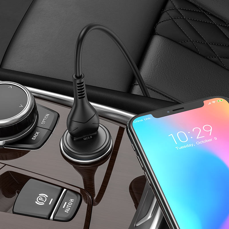 Car charger “Z43 Mighty” QC3.0 set with cable