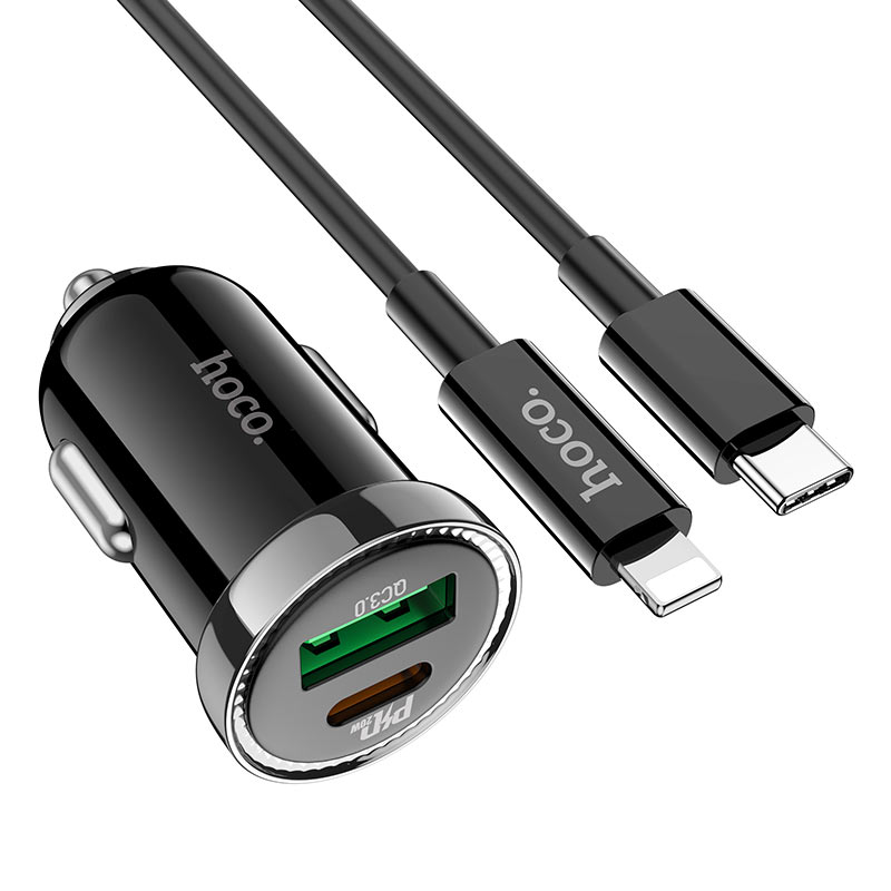 Car charger “Z44 Leading” PD20W+QC3.0 set with cable