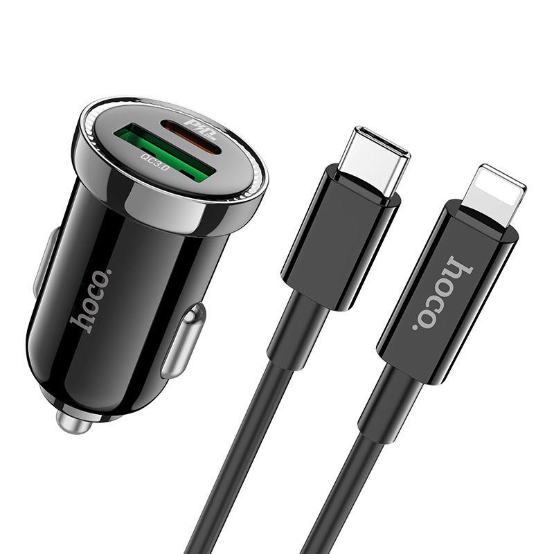 Car charger “Z44 Leading” PD20W+QC3.0 set with cable