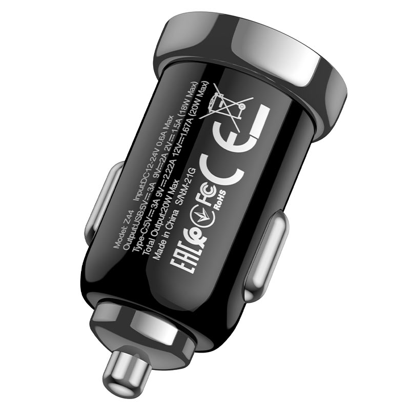 Car charger “Z44 Leading” PD20W+QC3.0 set with cable