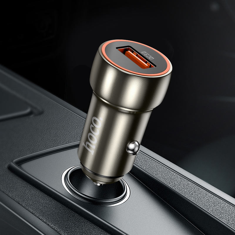 Car charger “Z46 Blue shield” QC3.0 set with cable