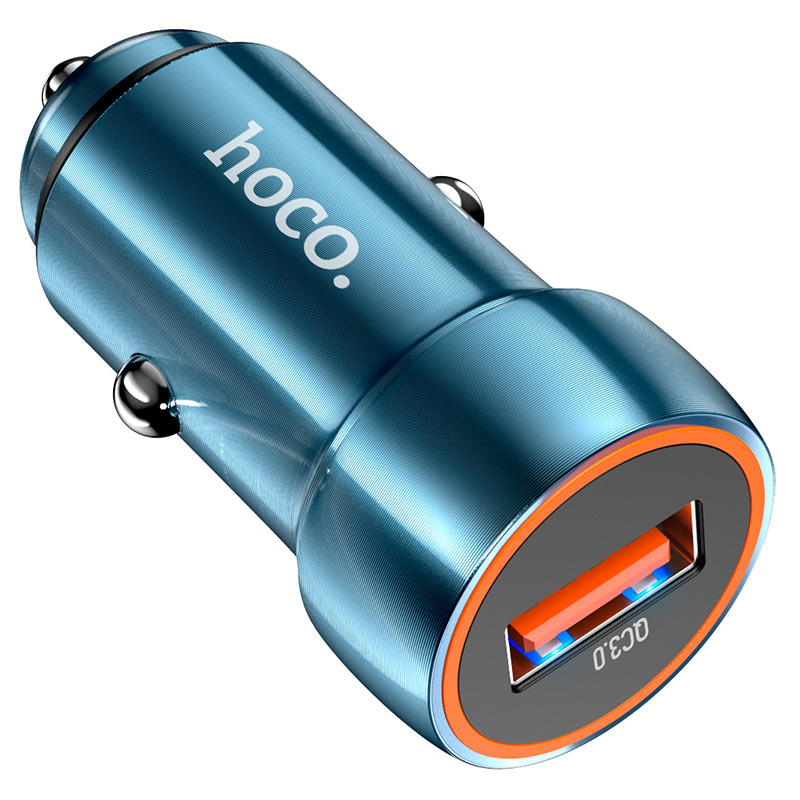 Car charger “Z46 Blue shield” QC3.0 set with cable