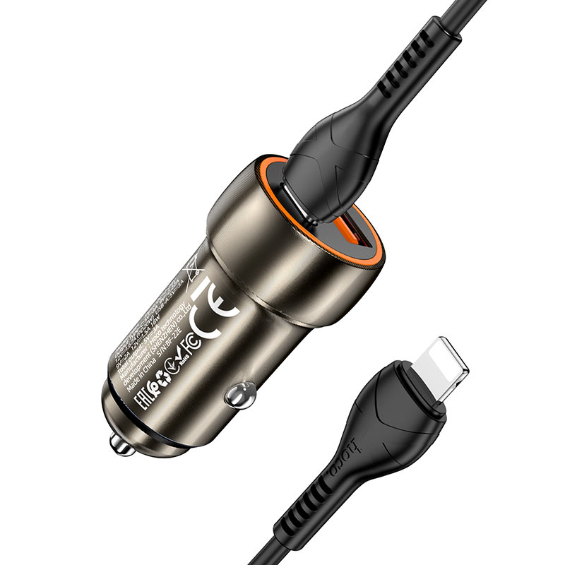 Car charger “Z46A Blue whale” PD20W + QC3.0 set with cable