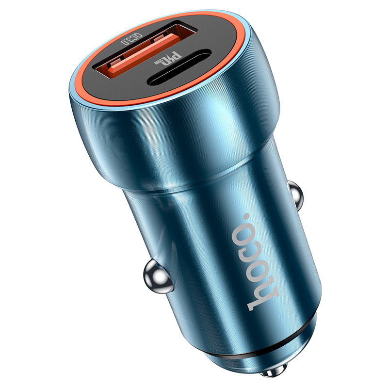 Car charger “Z46A Blue whale” PD20W + QC3.0 set with cable