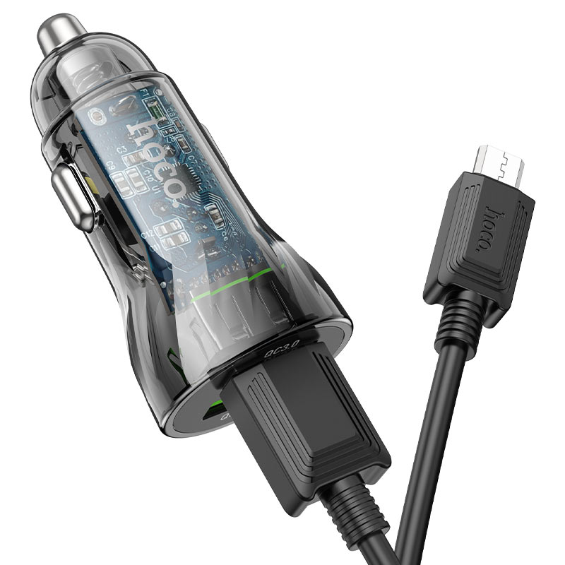 Car charger “Z47 Transparent Discovery Edition” QC3.0 set