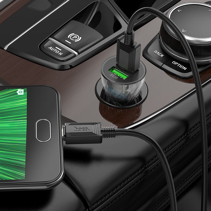 Car charger “Z47 Transparent Discovery Edition” QC3.0 set
