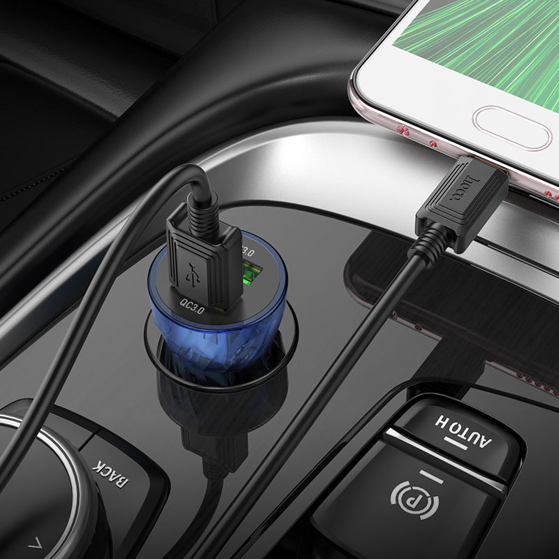 Car charger “Z47 Transparent Discovery Edition” QC3.0 set
