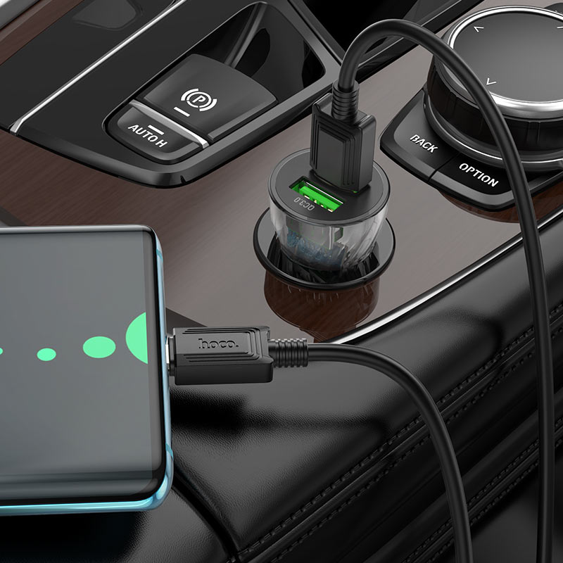 Car charger “Z47 Transparent Discovery Edition” QC3.0 set