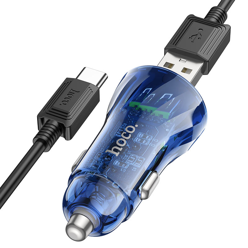 Car charger “Z47 Transparent Discovery Edition” QC3.0 set