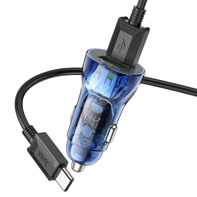 Car charger “Z47 Transparent Discovery Edition” QC3.0 set