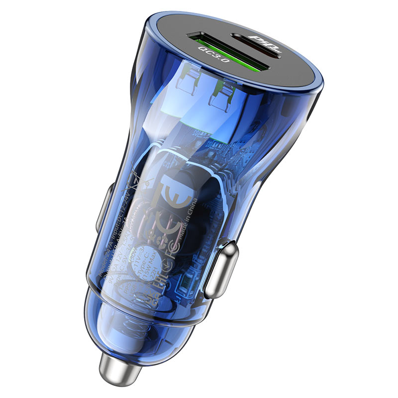 Car charger “Z47A Transparent Discovery Edition” PD30W+QC3.0 set