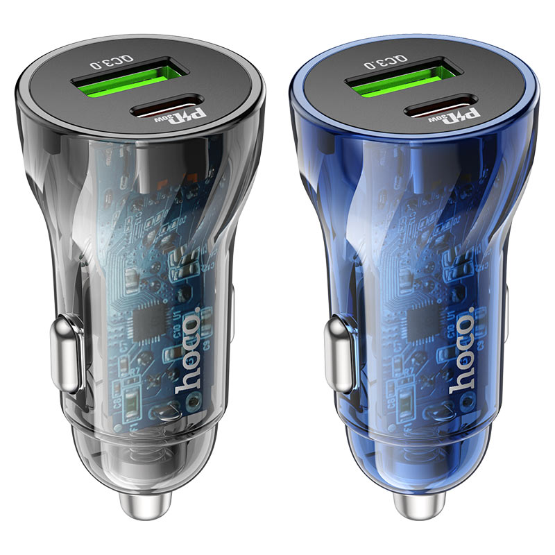 Car charger “Z47A Transparent Discovery Edition” PD30W+QC3.0 set
