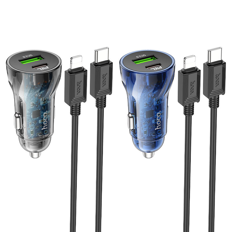 Car charger “Z47A Transparent Discovery Edition” PD30W+QC3.0 set